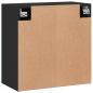 Preview: Wandschrank Schwarz 60x31x60 cm Holzwerkstoff