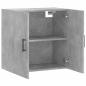 Preview: Wandschrank Betongrau 60x31x60 cm Holzwerkstoff