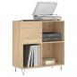 Preview: Plattenschrank Sonoma-Eiche 84,5x38x89 cm Holzwerkstoff