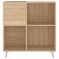 Preview: Plattenschrank Sonoma-Eiche 84,5x38x89 cm Holzwerkstoff