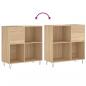 Preview: Plattenschrank Sonoma-Eiche 84,5x38x89 cm Holzwerkstoff