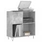 Preview: Plattenschrank Betongrau 84,5x38x89 cm Holzwerkstoff