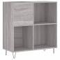 Preview: Plattenschrank Grau Sonoma 84,5x38x89 cm Holzwerkstoff