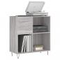 Preview: Plattenschrank Grau Sonoma 84,5x38x89 cm Holzwerkstoff