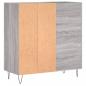 Preview: Plattenschrank Grau Sonoma 84,5x38x89 cm Holzwerkstoff