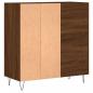 Preview: Plattenschrank Braun Eichen-Optik 84,5x38x89 cm Holzwerkstoff