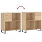 Preview: Plattenschrank Sonoma-Eiche 84,5x38x89 cm Holzwerkstoff