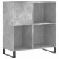 Preview: Plattenschrank Betongrau 84,5x38x89 cm Holzwerkstoff