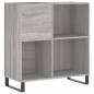 Preview: Plattenschrank Grau Sonoma 84,5x38x89 cm Holzwerkstoff