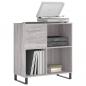 Preview: Plattenschrank Grau Sonoma 84,5x38x89 cm Holzwerkstoff