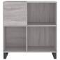 Preview: Plattenschrank Grau Sonoma 84,5x38x89 cm Holzwerkstoff