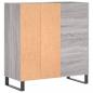 Preview: Plattenschrank Grau Sonoma 84,5x38x89 cm Holzwerkstoff