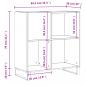 Preview: Plattenschrank Grau Sonoma 84,5x38x89 cm Holzwerkstoff