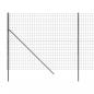 Preview: Maschendrahtzaun Anthrazit 2,2x25 m Verzinkter Stahl