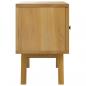 Preview: TV-Schrank 110x30x50 cm Massivholz Teak