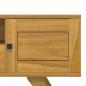 Preview: TV-Schrank 110x30x50 cm Massivholz Teak