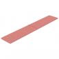 Preview: Wandpaneele 12 Stk. Rosa 90x15 cm Samt 1,62 m²