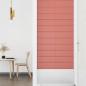 Preview: Wandpaneele 12 Stk. Rosa 90x15 cm Samt 1,62 m²