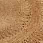 Preview: Teppich Jute Handgeflochten 150 cm Rund