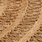 Preview: Teppich Jute Handgeflochten 90 cm Rund