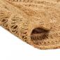 Preview: Teppich Jute Handgeflochten 90 cm Rund