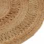 Preview: Teppich Jute Handgeflochten 120 cm Rund