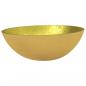 Preview: Waschbecken Glas 50x37x14 cm Gold