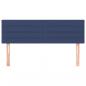 Preview: Kopfteile 2 Stk. Blau 72x5x78/88 cm Stoff