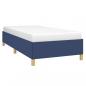 Preview: Bettgestell Blau 90x190 cm Stoff