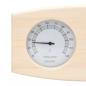 Preview: 2-in-1 Sauna-Hygrothermograph und Sanduhr Set Massivholz Kiefer