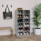 Preview: ARDEBO.de - Schuhregal Grau Sonoma 54x34x100,5 cm Holzwerkstoff