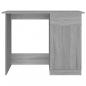 Preview: Schreibtisch Grau Sonoma 100x50x76 cm Holzwerkstoff