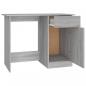 Preview: Schreibtisch Grau Sonoma 100x50x76 cm Holzwerkstoff