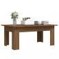 Preview: Couchtisch Braun Eichen-Optik 100x60x42 cm Holzwerkstoff