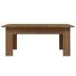 Preview: Couchtisch Braun Eichen-Optik 100x60x42 cm Holzwerkstoff