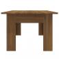 Preview: Couchtisch Braun Eichen-Optik 100x60x42 cm Holzwerkstoff