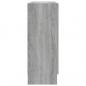 Preview: Vitrinenschrank Grau Sonoma 82,5x30,5x80 cm Holzwerkstoff