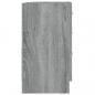 Preview: Waschbeckenschrank Grau Sonoma 63x30x54 cm Holzwerkstoff