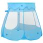 Preview: Kinder-Spielzelt Blau 102x102x82 cm 