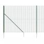 Preview: Maschendrahtzaun mit Bodenhülsen Grün 2x25 m