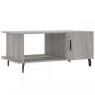 Preview: Couchtisch Grau Sonoma 90x50x40 cm Holzwerkstoff