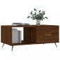 Preview: Couchtisch Braun Eichen-Optik 90x50x40 cm Holzwerkstoff