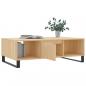 Preview: Couchtisch Sonoma-Eiche 104x60x35 cm Holzwerkstoff