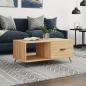 Preview: ARDEBO.de - Couchtisch Sonoma-Eiche 90x50x40 cm Holzwerkstoff