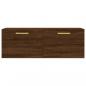 Preview: Wandschrank Braun Eichen-Optik 100x36,5x35 cm Holzwerkstoff