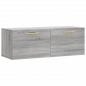 Preview: Wandschrank Grau Sonoma 100x36,5x35 cm Holzwerkstoff