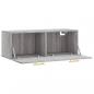 Preview: Wandschrank Grau Sonoma 100x36,5x35 cm Holzwerkstoff