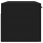 Preview: Wandschrank Schwarz 100x36,5x35 cm Holzwerkstoff