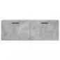 Preview: Wandschrank Betongrau 100x36,5x35 cm Holzwerkstoff