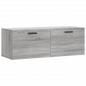 Preview: Wandschrank Grau Sonoma 100x36,5x35 cm Holzwerkstoff